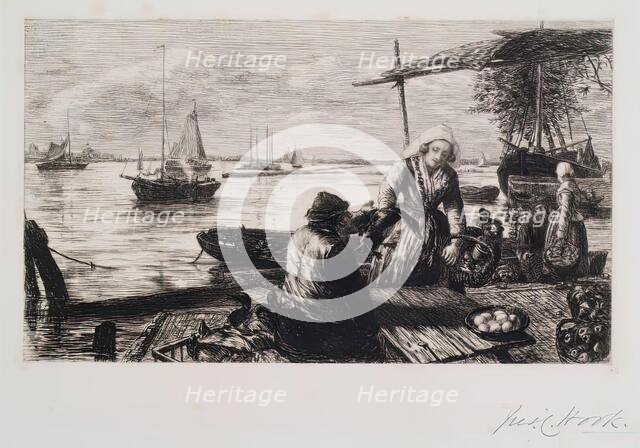 Brimming, Holland, 1875-1899. Creator: James Clarke Hook.