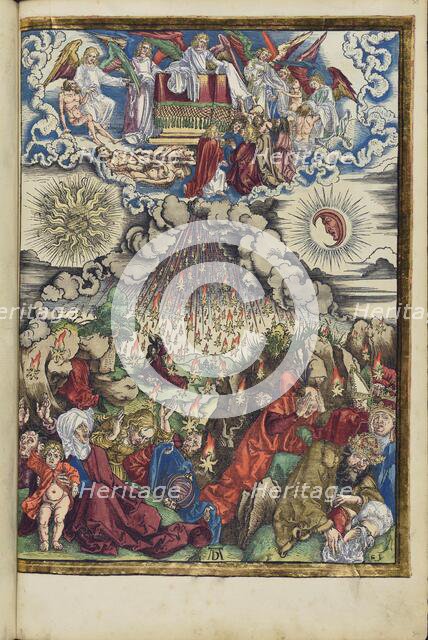The opening of the fifth and sixth seals. From the Apocalypse (Revelation of John), 1511. Creator: Dürer, Albrecht (1471-1528).
