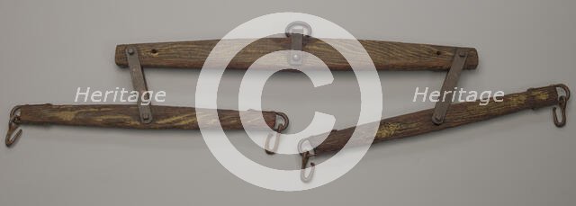 Doubletree harness owned by the Lyles family, 1880s - 1890s. Creator: Unknown.