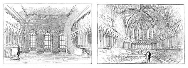 Proposed restoration of the Chapter House, Durham Cathedral.., as it is, and as it will be, 1890. Creator: Unknown.