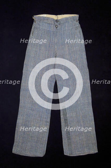 Trousers, American, second quarter 19th century. Creator: Unknown.
