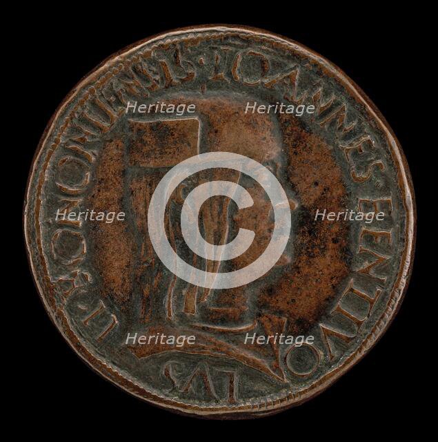 Giovanni II Bentivoglio, 1443-1509, Lord of Bologna 1462-1506 [obverse], 1494. Creator: Francesco Francia.