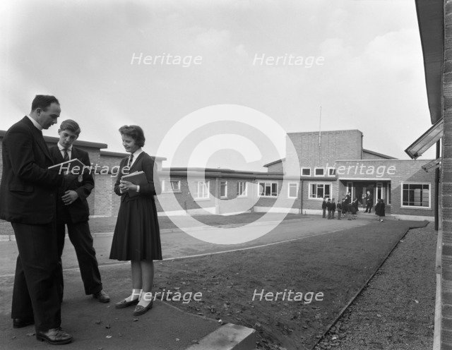 Pope Pius X school, Wath-upon-Dearne, Rotherham, 1959.  Artist: Michael Walters