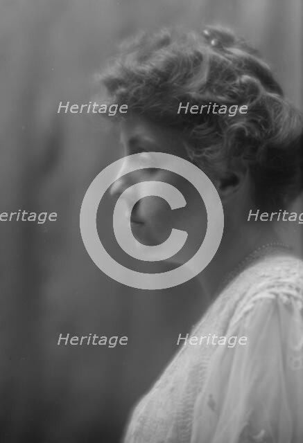 Schwan, L.M., Mrs., portrait photograph, 1913 Apr. 7. Creator: Arnold Genthe.