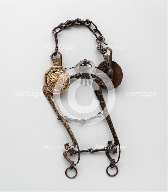 Curb Bit, Italian, Mantua or Milan, ca. 1550. Creator: Unknown.