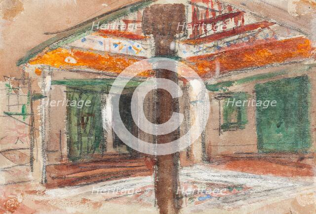 Interior of an Exotic Palace, c. 1867. Creator: Hercules Brabazon Brabazon.