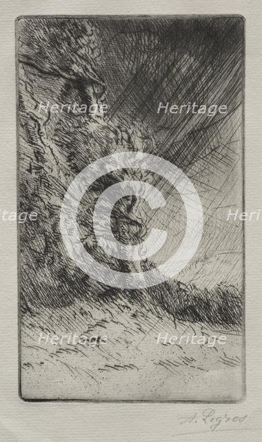 A Gust of Wind. Creator: Alphonse Legros (French, 1837-1911).