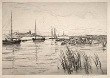 The Holland Dyke. Creator: John Henry Twachtman (American, 1853-1902).