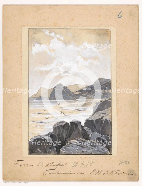 Rocky bay, 1894 or earlier. Creator: Willem Wenckebach.