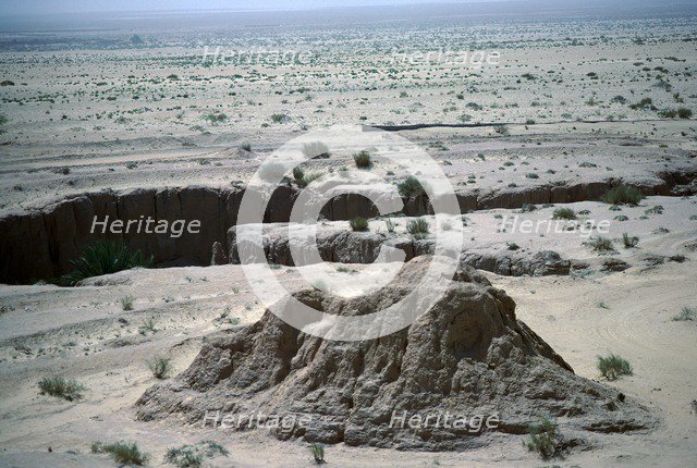 View of Tunisian Desert.