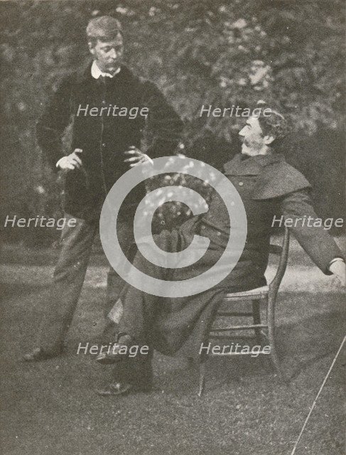 'Whistler and Menpes', c1885, (1904).  Artist: Unknown.