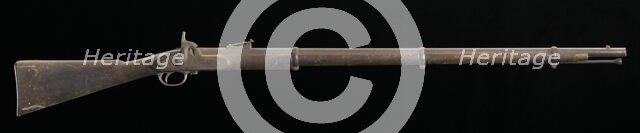 Enfield Pattern 1853 rifle-musket owned by Walter Denning, 1863. Creators: BSA, B. Woodward & Sons.