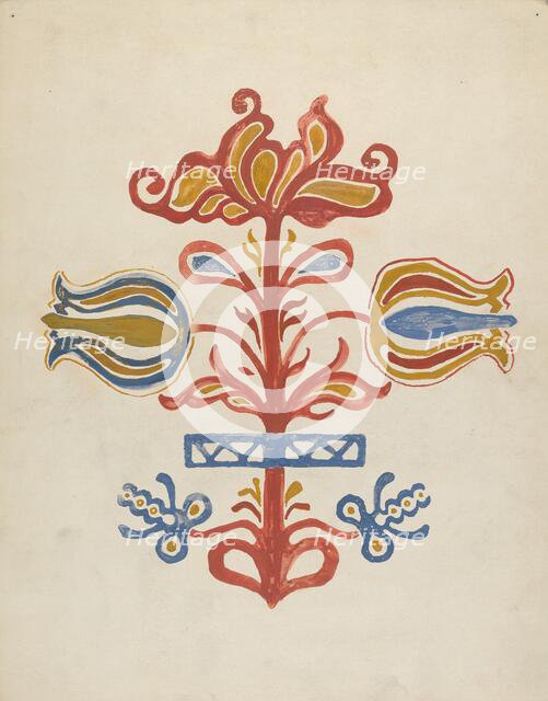 Design from Proposed Portfolio, 1935/1942. Creator: Unknown.