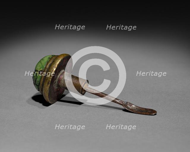 Snuff Bottle (stopper), 1644-1912. Creator: Unknown.