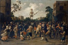 The Fight Against Death , 1625. Creator: Droochsloot, Jost Cornelisz (1586-1666).