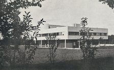 'Villa at Poissy, constructed in reinforced concrete', 1933. Artist: Unknown.