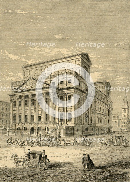 'The Mansion House in 1750', (1897). Creator: Unknown.