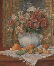 Still Life with Flowers and Prickly Pears, ca. 1885. Creator: Pierre-Auguste Renoir.