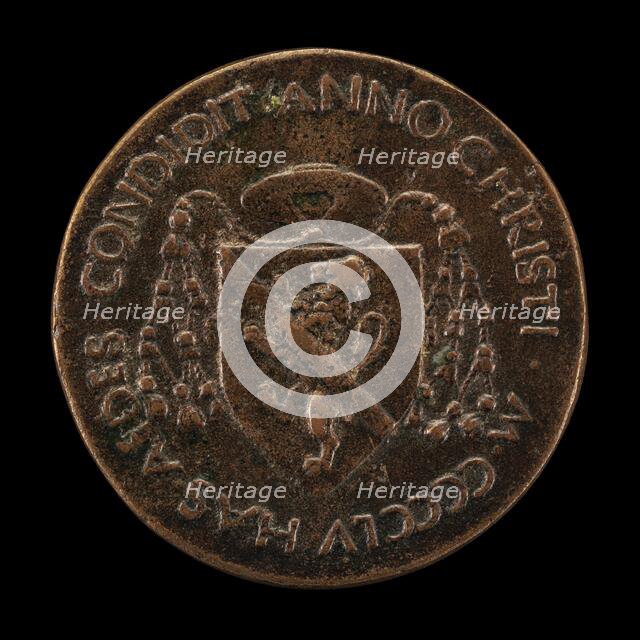 Arms of Cardinal Barbo [reverse], 1455. Creator: Unknown.