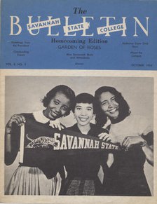 The Savannah State College Bulletin: Homecoming Edition, Vol. 8, No. 2, 1954-10. Creator: Victor H Green & Co.
