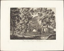 Tempio di Giove Olimpico in Villa Adriana, 1795. Creator: Albert Christoph Dies.