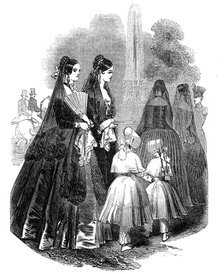 Spanish ladies, 1845. Creator: Unknown.