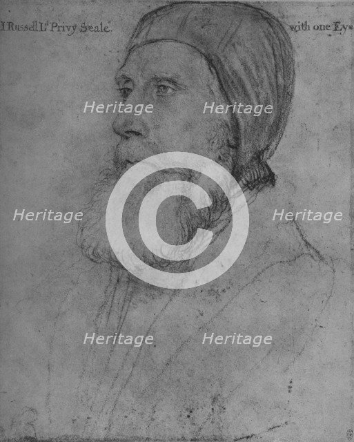 'John Russell, Earl of Bedford', c1532-1543 (1945). Artist: Hans Holbein the Younger.