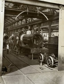 Crewe Locomotive Works, Forge Street, Crewe, Cheshire, 1910. Artist: LG Fisher.