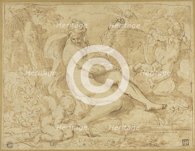 Study for the Origin of the Rose, n.d. Creators: Carlo Maratti, Pier Francesco Mola.