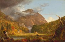 A View of the Mountain Pass Called the Notch of the White Mountains (Crawford Notch), 1839. Creator: Thomas Cole.