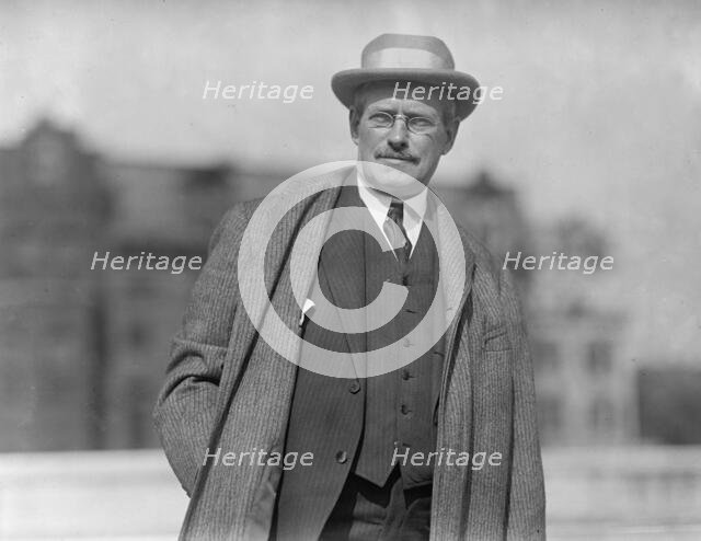 Clapp Hearings - William Flinn of Pittsburgh, 1912. Creator: Harris & Ewing.