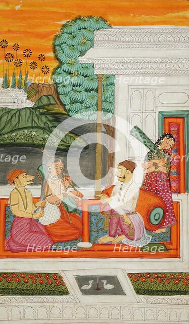 Shri Raga, Folio from a Ragamala (Garland of Melodies), c1800. Creator: Unknown.