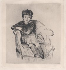 Le fils de Ludovic Halévy, 1879. Creator: Marcellin-Gilbert Desboutin.