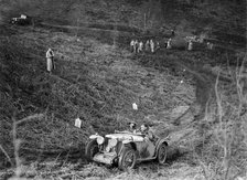 MG J2 taking part in a motoring trial, late 1930s. Artist: Bill Brunell.