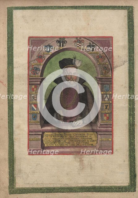 Portrait of Tycho Brahe (1546-1601). From Astronomiae Instauratae Mechanica, 1598. Creator: Unknown artist.