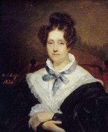 Portrait of Cornelia Scheffer-Lamme, 1836. Creator: Henry Scheffer.