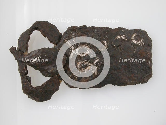 Belt Plate, Frankish, 4th-7th century. Creator: Unknown.