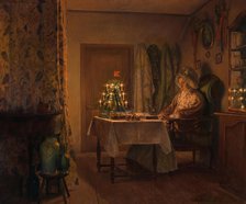 Lonely Christmas. Creator: Freiwirth-Lützow, Oskar (1862-1925).