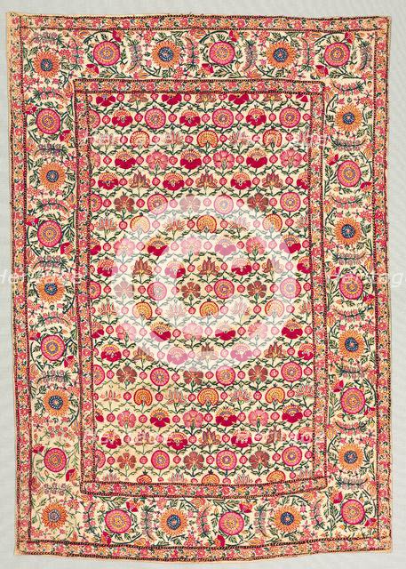 Embroidered Cover or Hanging, 1600s. Creator: Unknown.
