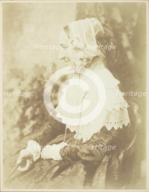 Portrait of Mrs. Rigby, 1844. Creators: David Octavius Hill, Robert Adamson, Hill & Adamson.