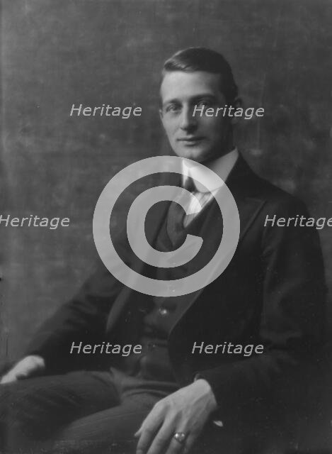 Hohner, Mr., portrait photograph, 1916. Creator: Arnold Genthe.