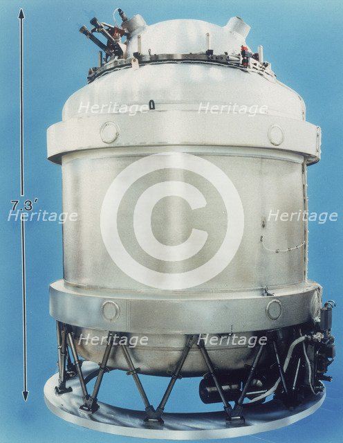 Cryostat for COBE satellite, 1989, USA. Artist: Unknown