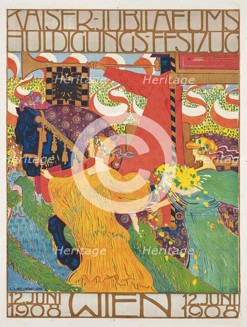 Kaiser-Jubiläums-Huldigungs-Festzug, 1908. Creator: Graf, Ludwig Ferdinand (1868-1932).