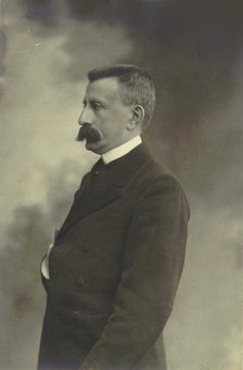 Portrait of pianist and composer Moritz Moszkowski (1854-1925), c. 1900. Creator: Anonymous.