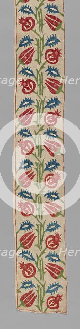 Fragment (For a Bed Curtain), Greece, 17th century. Creator: Unknown.