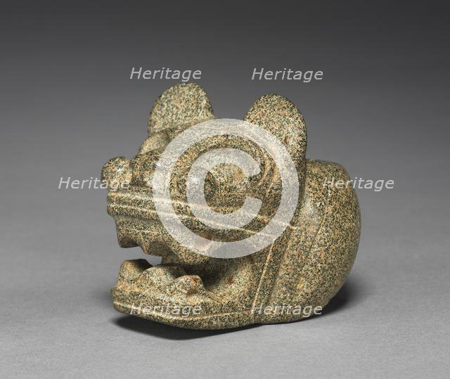 Ceremonial Mace (Club) Head: Feline (Jaguar?), c. 300 BC - AD 600. Creator: Unknown.