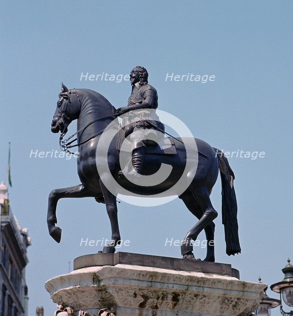 Equestrian statue of King Charles I, 17th century. Artist: Hubert le Sueur