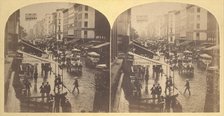 Broadway on a Rainy Day, 1859. Creator: Edward Anthony.
