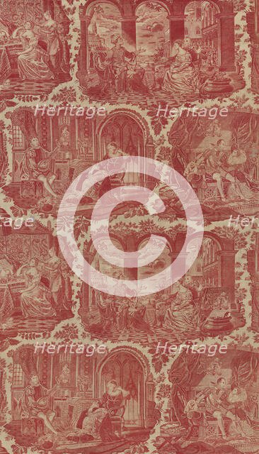 Furnishing Fabric, France, 1827/40. Creator: Unknown.