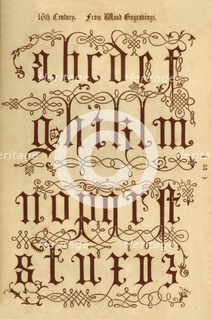 '16th Century. From Wood Engravings', 1862. Artist: Unknown.